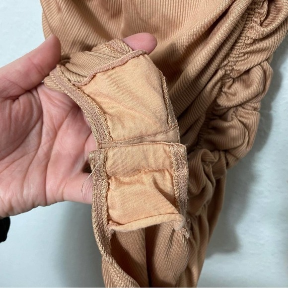 FREE PEOPLE On Your Side Nude Bodysuit - Picture 5 of 6